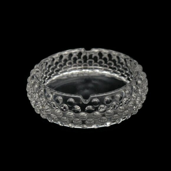 Vintage Fostoria American Clear Glass Ashtray - Picture 6 of 6